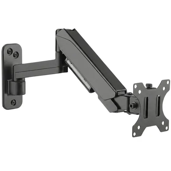 Suporte Articulado De Parede Monitor Tv Pistão A Gás 17 A 35 Altura Ajustável Giro 360°