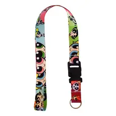 Cordão para Pescoço Meninas com Fecho Engate Rápido para Chave Crachá Chaveiro