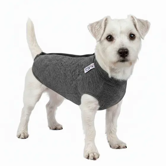 Roupa Pós Cirúrgica Unissex Com Zíper Fêmea Macho Castração Roupa Pet Protetora Com Elastano Velcro