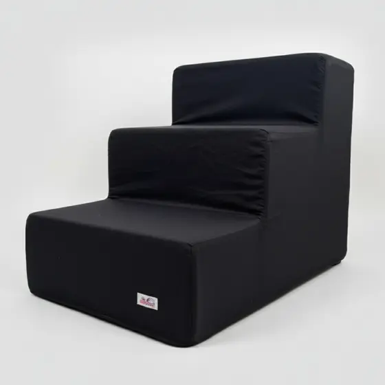 Escada Pet 3 e 4 degraus Largos De Espuma Para Cachorro e Gato Ideal Para Sofá e Cama de 45cm a 60cm