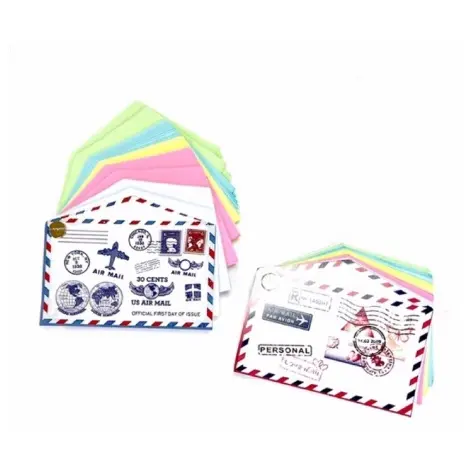 Mini Bloco de Anotação Divertidos - Folhas Coloridas - Cartas - Vestidos