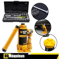 Kit Macaco Hidráulico 2 Toneladas + Jogo de 40 peças - Fasterr
