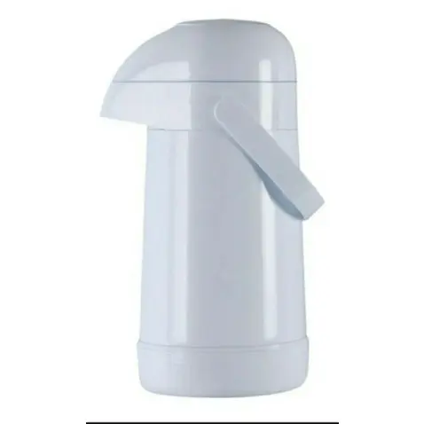 Garrafa térmica Termolar Magic Pump 500ml pressão branca