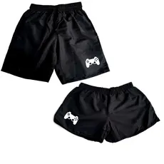 Kit 2 Shorts Casal Controle Conjunto Tactel