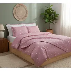 Jogo de Lençol Casal Corações (3 Peças) - Charme e Conforto na Medida Certa -  casa cama sonho bela quarto