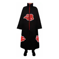Akatsuki Capa Manto Shinobi Nuvem Bordada Linha Top Premium