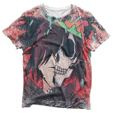 Camisa Hyakkimaru Esqueleto - Camisas Dororo Estampa Total