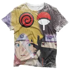 Camisa Boruto & Itachi - Camisas Boruto Estampa Total