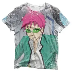 Camisa Saiki - Camisas Saiki Kusuo no Psi-nan Estampa Total