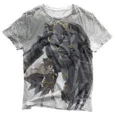 Camisa Arte Black And White - Camisas Digimon Estampa Total