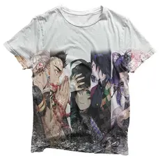 Camisa Demon Slayer Equipe - Camisas Kimetsu no Yaiba Estampa Total