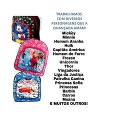 Mochila Infantil para creche primeiro ano do ensino fundamental