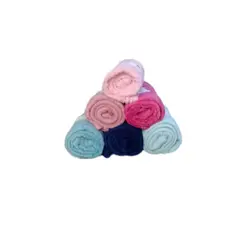 Promoção 3 Mantas Por 56  para seu Bebê Microfibra Antialérgico com bordado bem Quentinha!