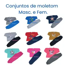 Conjunto de Moletom para Creche