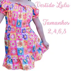 "Vestido Infantil Estampado - Tamanhos 2 a 8 Anos | Tecido Leve e Confortável | Envio Imediato