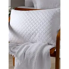 Kit 2 Travesseiros Altos Antialérgicos Confort Preço De Fábrica 70x50x16cm Altura Qualidade Premium