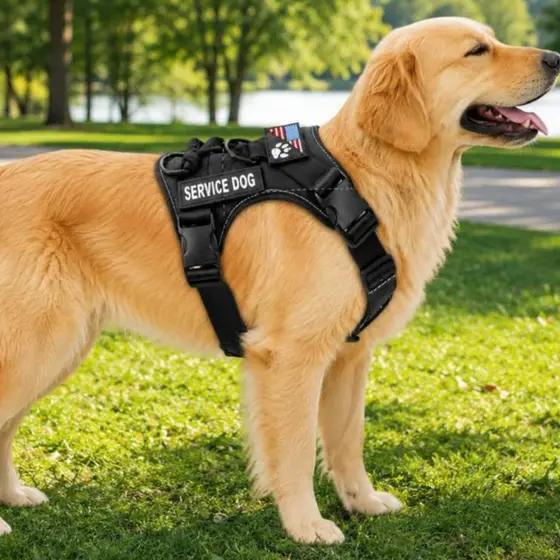 Peitoral para Cachorro Refletivo Médio e Grande Porte Reforçado com Regulagem Ajuste Confortável