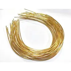 Kit 12 Tiara Arco Base Arame Metal Cobre Fina 1,5mm | Pérola