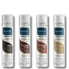 Shampoo A Seco Com Cor 150ml Perfeito Para Todos Os Cabelos