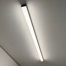 Luminaria Teto Led Sobrepor 60cm Tubular Linear Retangular Inteligente para Escritório Sala