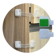 Kit 06 Travas Gaveta  Criança Incolor Infantil Transparente