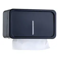 Dispenser Toalheiro Papel Interfolha Preto Moderno Banheiro