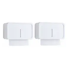 02 Kit Dispenser Toalheiro Interfolha Banheiro