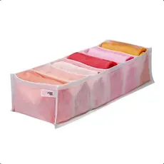 Colmeia Organizadora Gaveta Armário Closet TNT 6 Nichos Sutiã Chinelo Sandalia GG