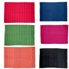 Tapetinho Atoalhado Felpuda Box Banheiro 65x44cm 100% Algodão Pousada Hotel Sauna SPA