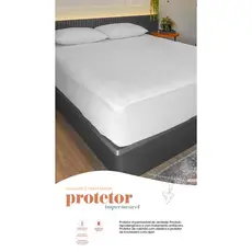 Protetor de Colchão Solteiro 90x1,90m + 30cm – Branco, Confortavél e Durável!