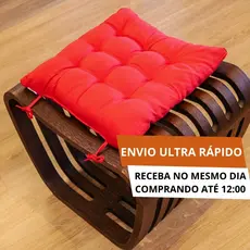KIT 2 Almofadas Cadeira Futon Banco Sofá Decorativa Presente Pallet 40x40cm