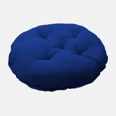 Almofadas redondas 40cm futon lisa oxford – kit 2 un para decoração e assento confortável