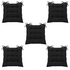 Kit 5 Pçs Almofada Decorativa Cheias E Confortável Futton Oxford Assento p/ Cadeira 40X40cm Diversas