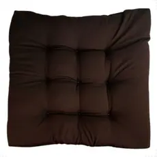 Almofada Grande Futton Decorativa Liso Assento Para Sofa e Poltrona 60x60cm Aretsanal Marrom