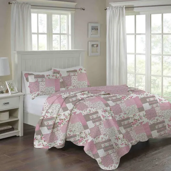 Colcha Paris Color Art Solteiro 160x240cm Com 1 Porta-Travesseiro