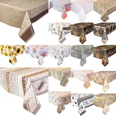 Toalha de Mesa Térmica Impermeável Almoço Jantar Cozinha Decorativa Festa Almoço