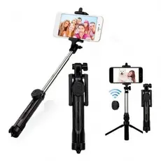 Suporte para celular Bastão Pau de Selfie Retrátil Bluetooth suporte tripé para celular com controle