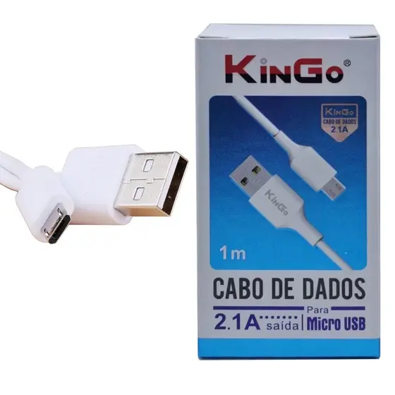 Cabo Kingo Usb V8 1 Metro 2,1A