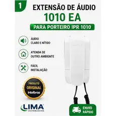 Extensão de Áudio 1010 EA para Porteiro Intelbras IPR 1010 Interfone Residencial