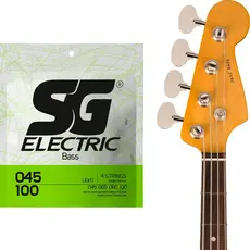 Encordoamento para Baixo 4 Cordas SG 0.045 0.100 Extra Light