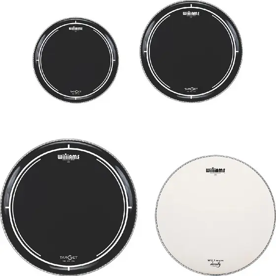 Kit Peles Williams Target Tom Pack 10 12 16 Preta Caixa 14