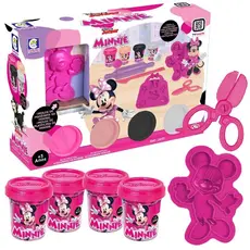 Massinha Massa De Modelar Da Minnie Mickey Marvel Stitch e Moana com acessórios Disney