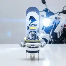 Lampada De Led Xenon H4 Moto Automotivo 8000k Cavalinho Para Cg 125 150 160 Start Fan Titan Fazer