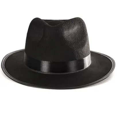 Chapéu Panamá Fedora Feltro Masculino e Feminino Fantasia Cosplay Carnaval