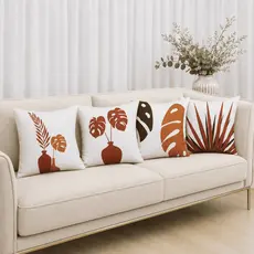 Kit 4 capas de Almofada Modernas Decorativas 45X45 Diversos Modelos