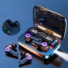 Fone De Ouvido Tws F9-5 Bluetooth 5.0 A Prova Dágua E Powerbank