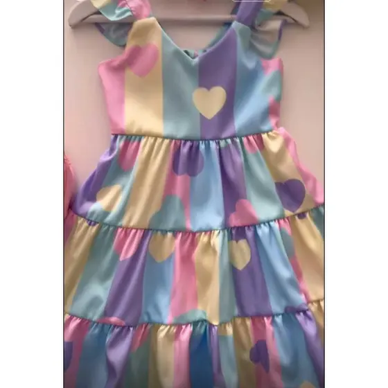 Kits 30 unidades - Vestido Estampado Infantil