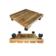 Suporte com Rodas para Botijão de Gás ou Decoração de Jardim