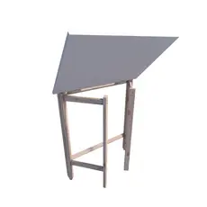 Mesa Dobravel Escrivaninha  para Quarto Escritório Expositor Movel Desmontavel