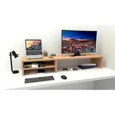 Suporte Notebook E Monitor Apoio Mesa Escritorio 4 Cores DIferentes